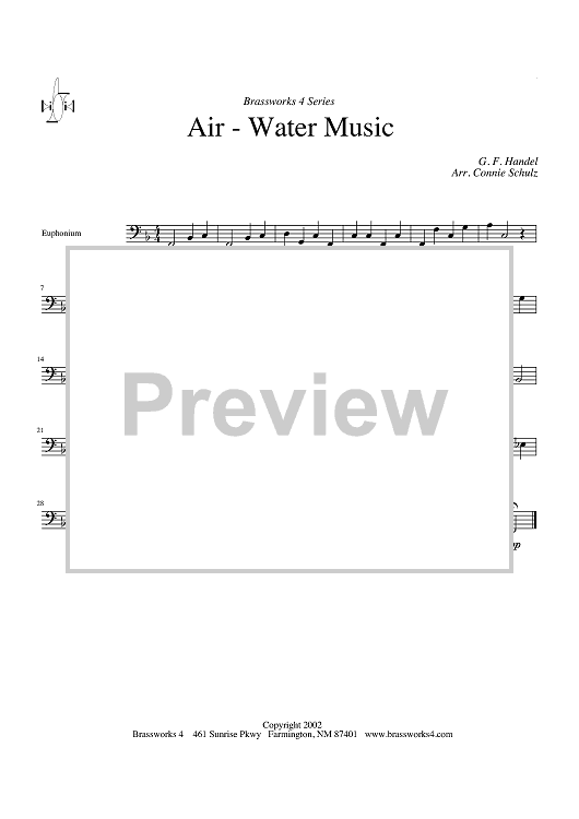 Air - Water Music - Euphonium