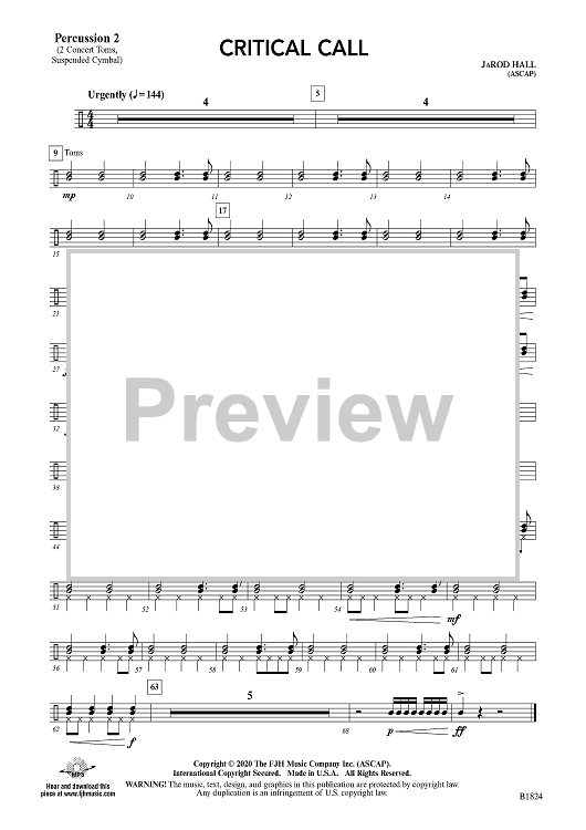 Critical Call - Percussion 2