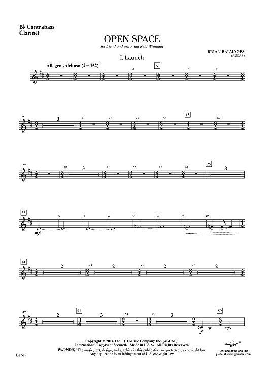 Open Space - Bb Contrabass Clarinet