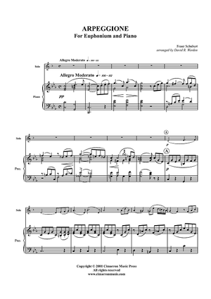 Arpeggione - Piano Score