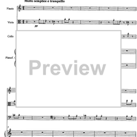 Musica per quattro strumenti - Score and Parts