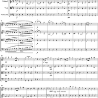 String Quartet in E Minor, Movement 3 - Score