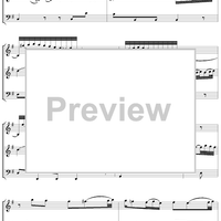 Sonata 6 for Clavier and Violin, 1st version, Cantabile