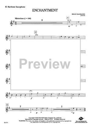 Enchantment - Eb Baritone Sax