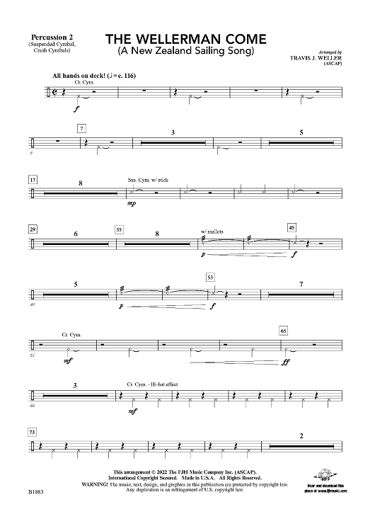 The Wellerman Come - Percussion 2