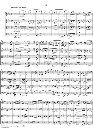 Op. 74, Movement 2 - Score