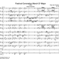 Festival Coronation March D Major - Score