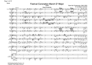 Festival Coronation March D Major - Score