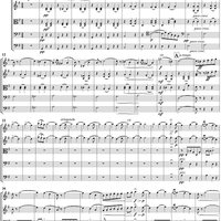 Serenade for String Orchestra in C major (C-dur). Movement II, Valse - Score