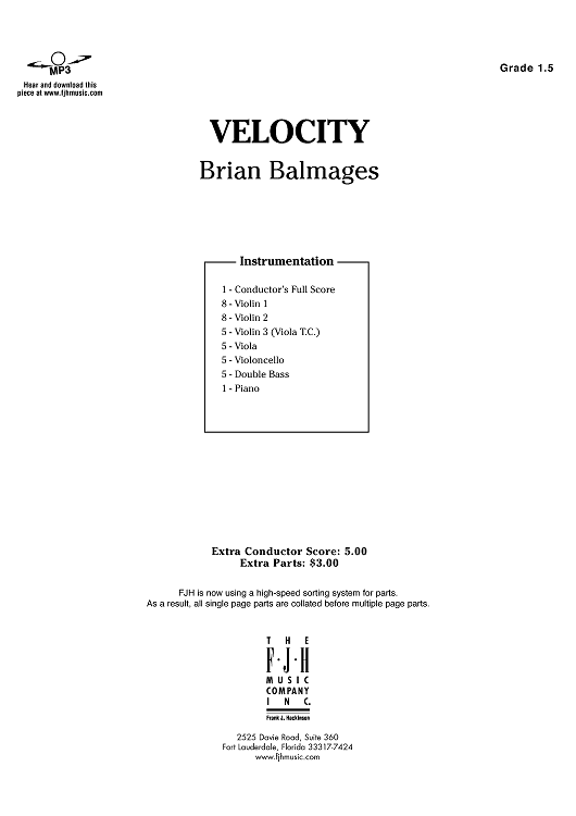 Velocity - Score Cover