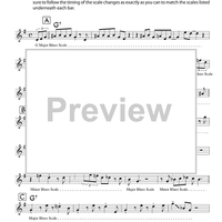 The Blues Scales - Eb Instruments