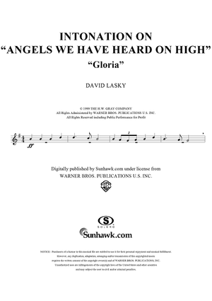 Intonation on "Angels We Have Heard On High" - Trumpet