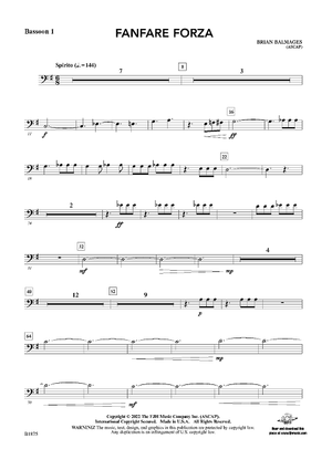 Fanfare Forza - Bassoon 1