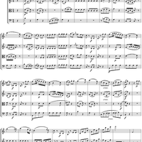 String Quartet No. 19, Movement 4 - Score