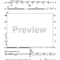 Lightning Fingers - Solo for Clarinet and Band - Percussion 1