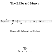 The Billboard March - Timpani/Percussion