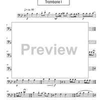 Praeludium VII Op.46g - Trombone 1