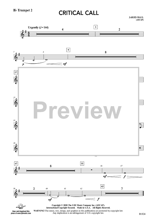 Critical Call - Bb Trumpet 2