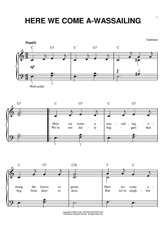 Here We Come a-Wassailing