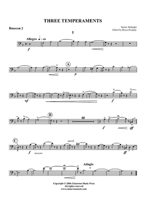 Three Temperaments - Bassoon 2