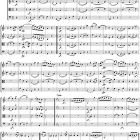 String Quartet No. 10, Movement 2 - Score