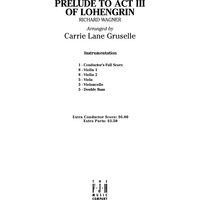 Prelude to Act III of Lohengrin - Score