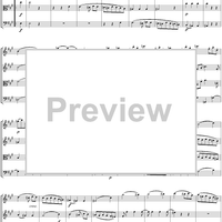 String Quartet No. 18, Movement 1 - Score