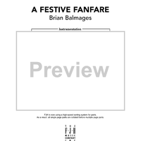 A Festive Fanfare - Score