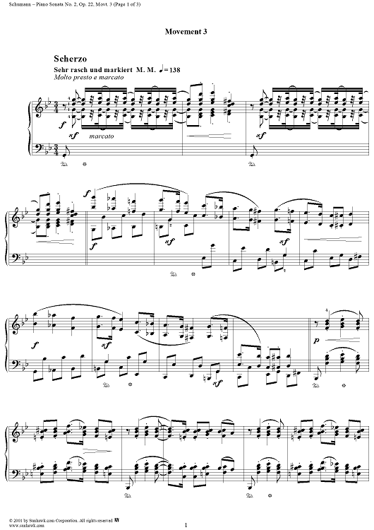 Piano Sonata No. 2, Movement 3