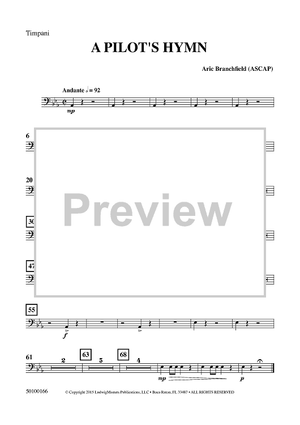 A Pilot's Hymn - Timpani