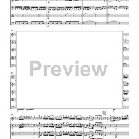 Concerto for Oboe in C Major, K. 314 for Oboe and String Quartet - Score