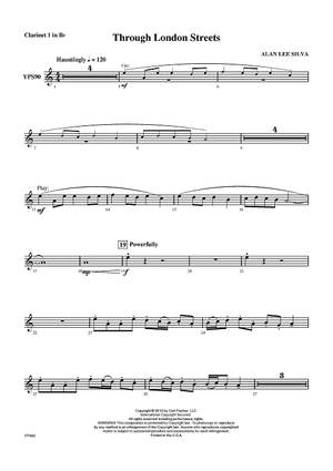 Through London Streets - Clarinet 1 in B-flat