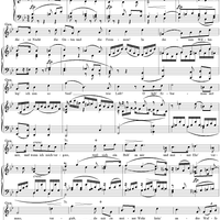 Genoveva, Op. 81, Act 2, No. 11: "O du, der über" - Score