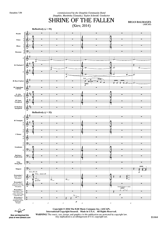 Shrine of the Fallen (Kiev, 2014) - Score