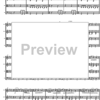 Quartet No. 2 in F major (F-dur) - Score