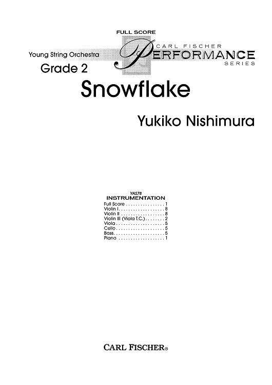 Snowflake - Score