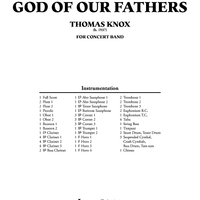 God Of Our Fathers - Score