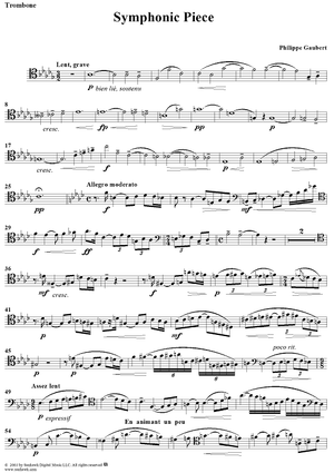 Symphonic Piece - Trombone