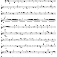 Violin Duet No. 5 in D Major from "Twelve Easy Duets", Op. 10 - Violin 1