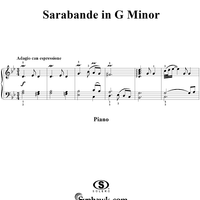 Sarabande in G Minor