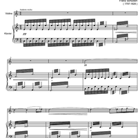 Fantasie C Major D934 - Score