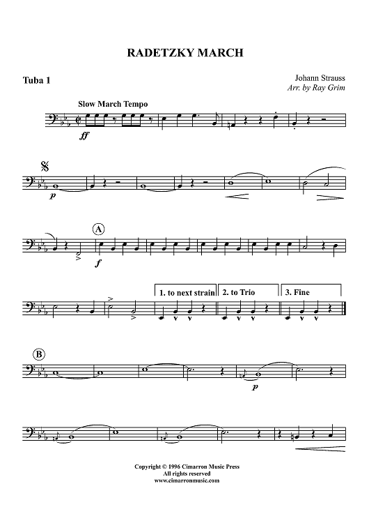 Radetzky March - Tuba 1