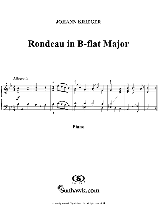 Rondeau in B-flat Major