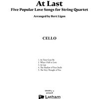 At Last - Five Popular Love Songs - Cello
