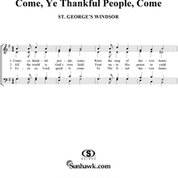 Come, Ye Thankful People, Come