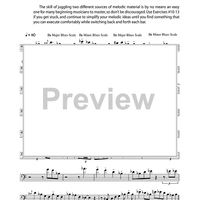 The Blues Scales - Bass clef Instruments