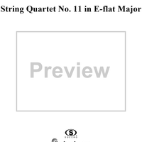 String Quartet No. 11 in E-flat Major, K171 - Cello