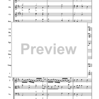 Hallelujah - from "Messiah", HWV 56 (introducing the Chorale "Ein' feste Burg") - Score