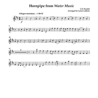 Hornpipe from Water Music - Violin 2 (for Viola)