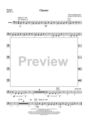 Chester - Timpani